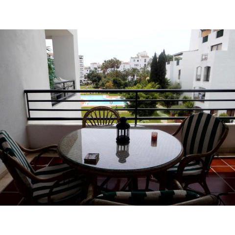 2 bedrooms appartement at Marbella 500 m away from the beach with private pool furnished balcony and wifi