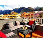 2 bedrooms appartement with furnished terrace and wifi at Puerto de Santiago 1 km away from the beach