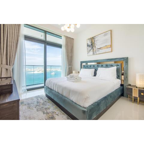 2BR Amazing Palm View - Private beach - Beach Vista T1