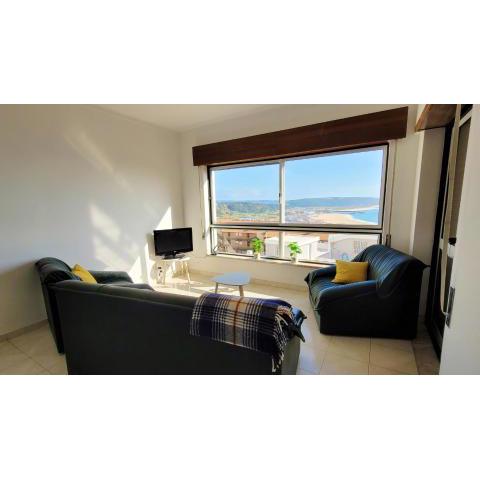 3 bedrooms appartement at Nazare 500 m away from the beach with sea view and furnished terrace