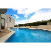 4 bedrooms house at Sitges 100 m away from the beach with sea view shared pool and furnished terrace