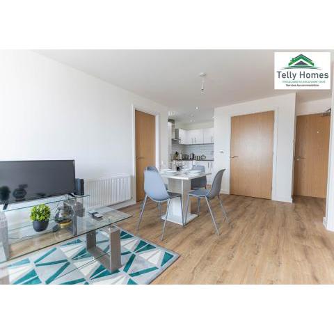 5 percent off weekly and 20 percent off monthly bookings - Marigold unit at Telly Homes Limited Birmingham City Centre -2 bedroom Apartment, Free WIFI