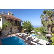 6 bedrooms villa with sea view private pool and jacuzzi at Fethiye 2 km away from the beach