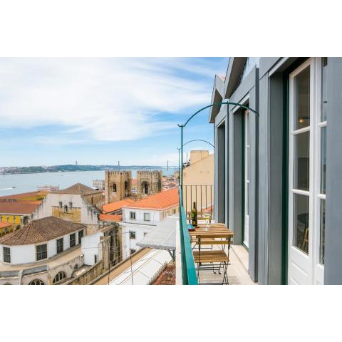 Alfama Terrace River View 12 by Lisbonne Collection