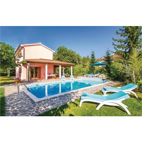 Amazing home in Laginji with 4 Bedrooms, Sauna and Outdoor swimming pool