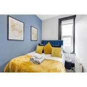 Amber and Blue: Newly Renovated Designer Flat