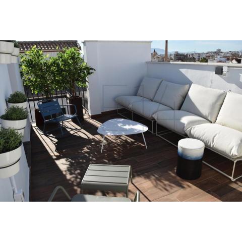 Apartamento con terraza centro Málaga