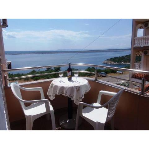 Apartment in Dramalj with sea view, balcony, air conditioning, WiFi 4623-8