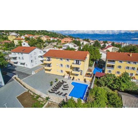 Apartments with a swimming pool Baska, Krk - 18780