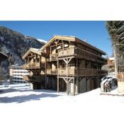 appartement avec jardin dans luxueux chalet