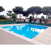 Appartement d'une chambre avec piscine partagee et terrasse amenagee a Agde a 2 km de la plage