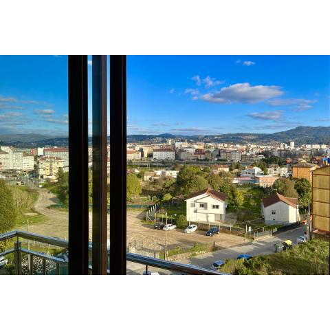 APT SOLEADO y VISTAS - -GARAJE- Zona Tranquila Afueras de Pontevedra 1,5km