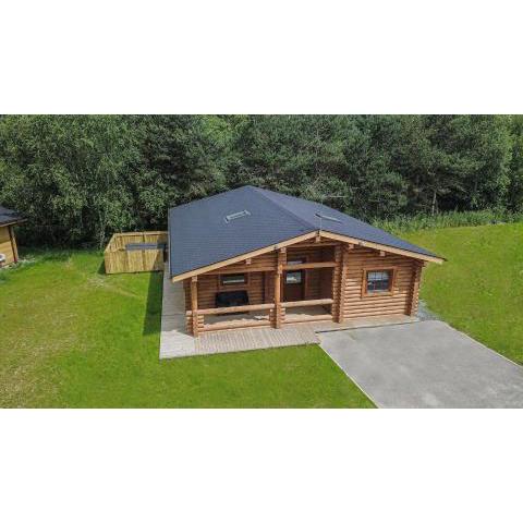 Aspen Lodge, Amazing New Log Cabin with Hot Tub - Sleeps 6 - Felmoor Park