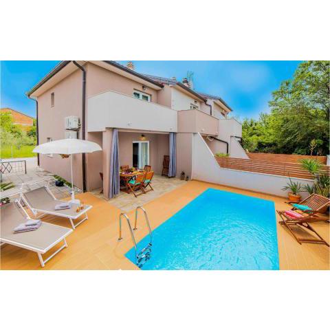 Awesome home in Klimno with 2 Bedrooms, WiFi and Outdoor swimming pool