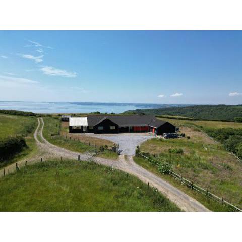 Barn Style Beach House, with sea views of Pembrokeshire coast