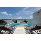 BEACHSIDE VILLA - VESPA - 3 BDR 4 BATH VILLA at SUNSET COVE BAY with SEA and MOUNTAIN VIEWS, 100 meters to the Swimming Beach