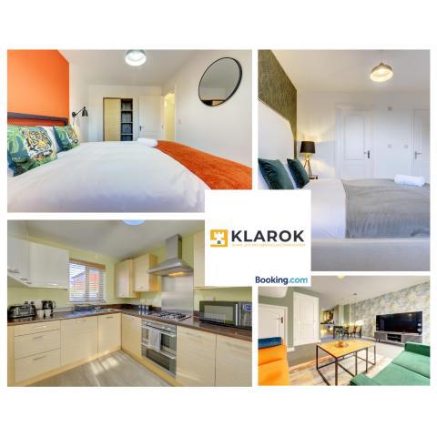 Beautiful 4 Bedroom Semi-Detached Home Sleeps 7 By Klarok Short Lets & Serviced Accommodation