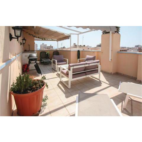 Beautiful apartment in Santa Pola with 2 Bedrooms and WiFi