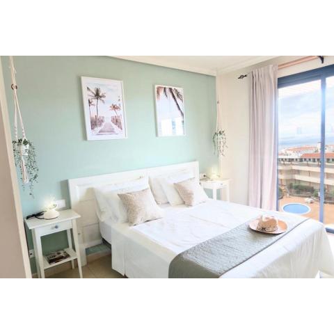 Beautiful,boho,sea view Los Gigantes apartment