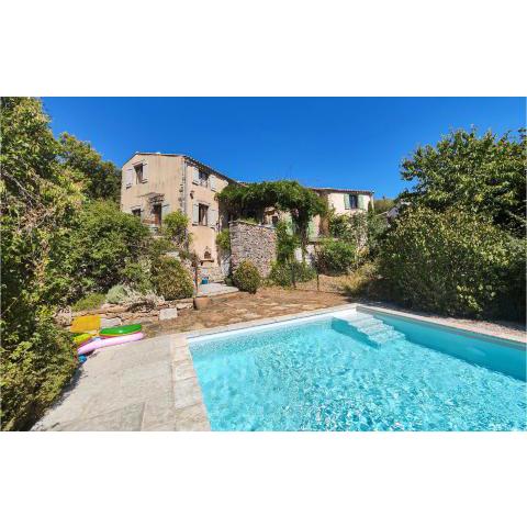 Beautiful Home In La Vacquerie-et-saint- With Outdoor Swimming Pool, Wifi And Swimming Pool