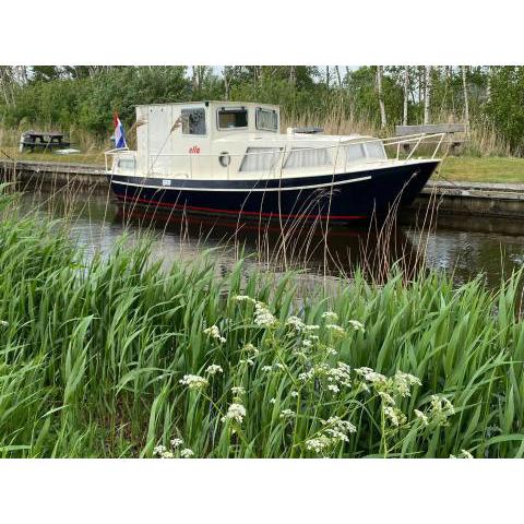 Boat Ella - kamperen op het water -niet om mee te varen -read host profile-lees hostprofiel