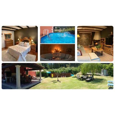 Chalet Rural 400 m playa piscina barbacoa chimenea