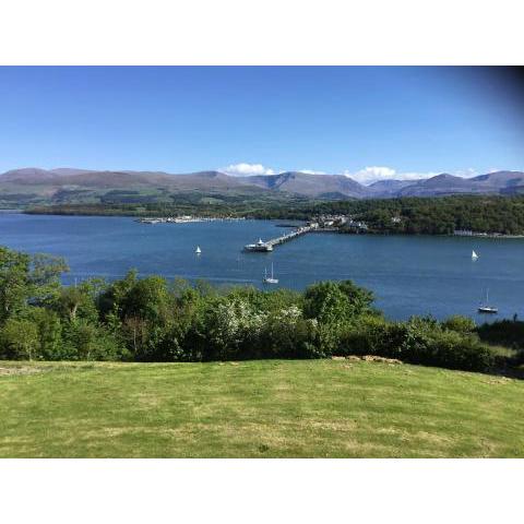 Coed y Berclas guest room, wonderful view