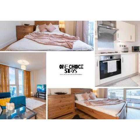 Cosy 2 bedroom apartment by One Choice Stays Serviced Accommodation Birmingham - City Centre - Wifi