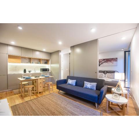 Downtown Studio w/ AC & Patio by LovelyStay