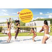 Ferienwohnungen in Graz mit Beachvolleyball & Grillplatz