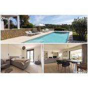 Front line golf villa with private pool in Paraiso Alto, Benahavis