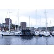 Hausboot Fjord Meeresbrise mit Dachterrasse in Flensburg