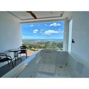 Jacuzzi bedroom with stunning sea view