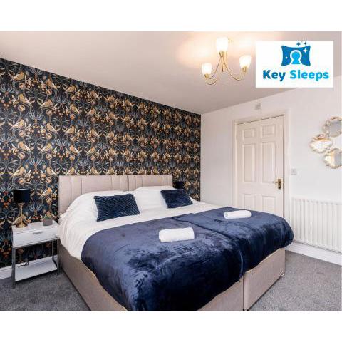 Key Sleeps- Spacious - Contractor House - Central Location - Garden - Lincolnshire