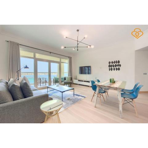 Keysplease Seaview 2 B/R With Beach access, Palm Jumeirah