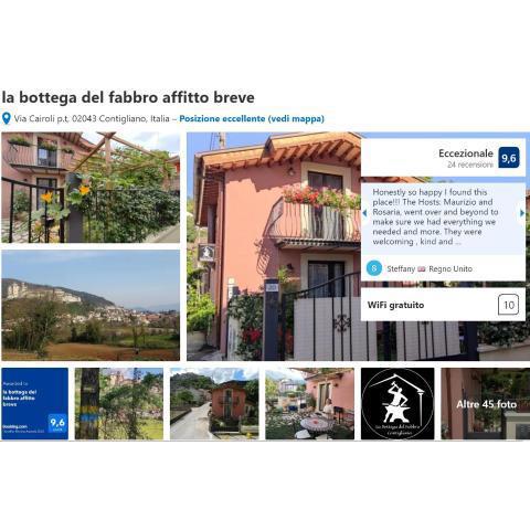 la bottega del fabbro affitto breve