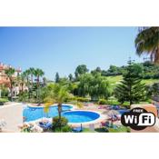 La Duquesa, greatly located 1 bedroom apartment in desirable urbanization, backing to Golf course near the beach LA312