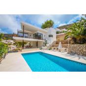 Laja - panoramic hillside holiday house in Moraira