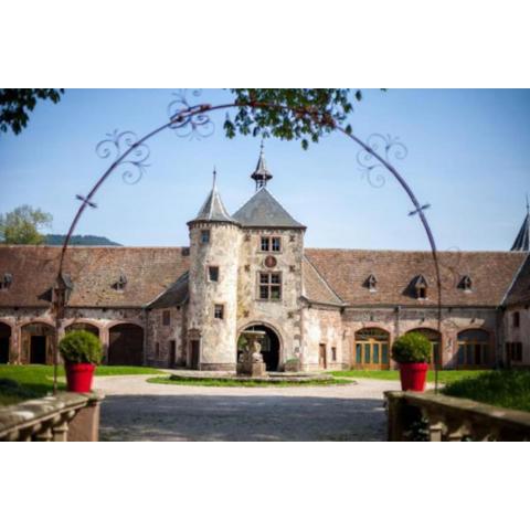 Le patio du Château de Thanvillé