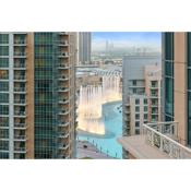 Luxury Downtown Fountain & Burj view Apartment