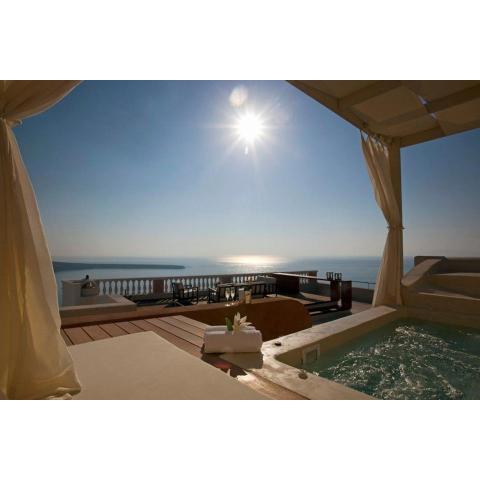 Luxury Santorini Villa Sunset Villa Jacuzzi Panoramic SunsetSea View 4 BDR Oia