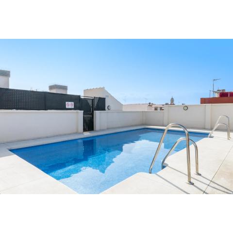 -MalagaSunApts-Romantic Private Terrace&Shared Pool