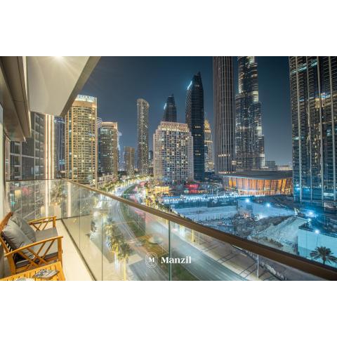 Manzil - 2BR Home in Downtown w Full Burj View