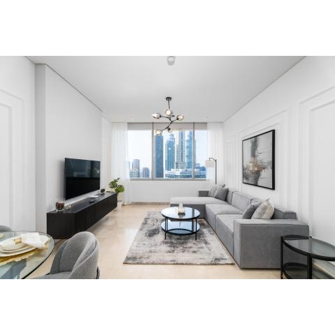 Nasma Luxury Stays - Elegant 1BR With Stunning View of Park Avenue