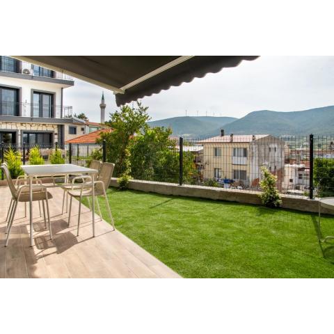 Nature View Flat with Garden in Urla Izmir