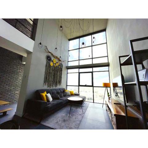 Next to the metro station 13th floor Luxury Loft apartment in Nilüfer Bursa