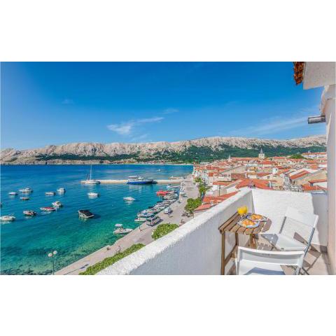 Nice home in Baska with 2 Bedrooms and WiFi