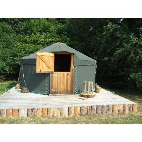 'Oak' Yurt in West Sussex countryside