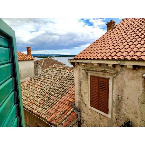 Old stone house St Lawrence in the heart of Sibenik's old town