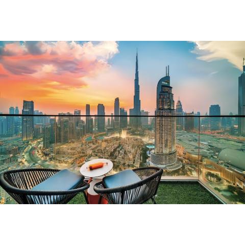 Panoramic Burj&Fountain Retreat!